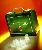 First Aid Kit with Gauze - CPR and First Aid Training